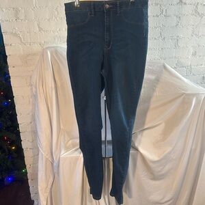 Fashion Nova Jeans Womens 15 (32) First Pick High Rise Skinny Medium Blue Wash